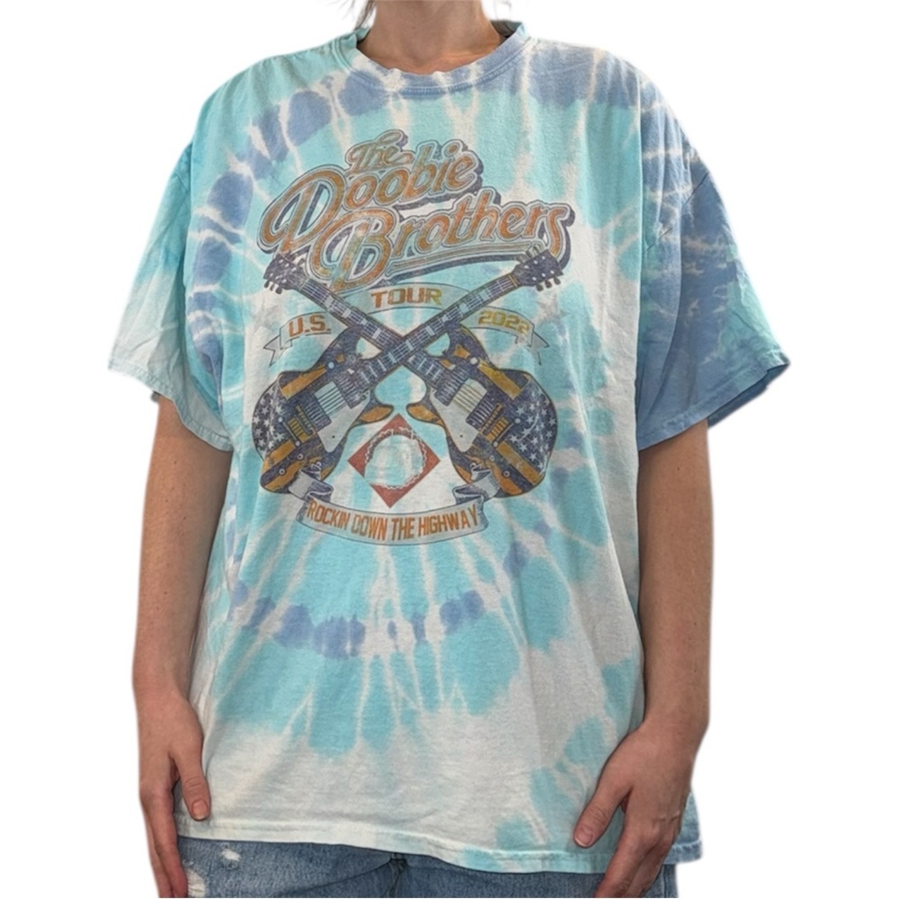 The Doobie Brothers Tie-Dye Graphic Tour T-Shirt